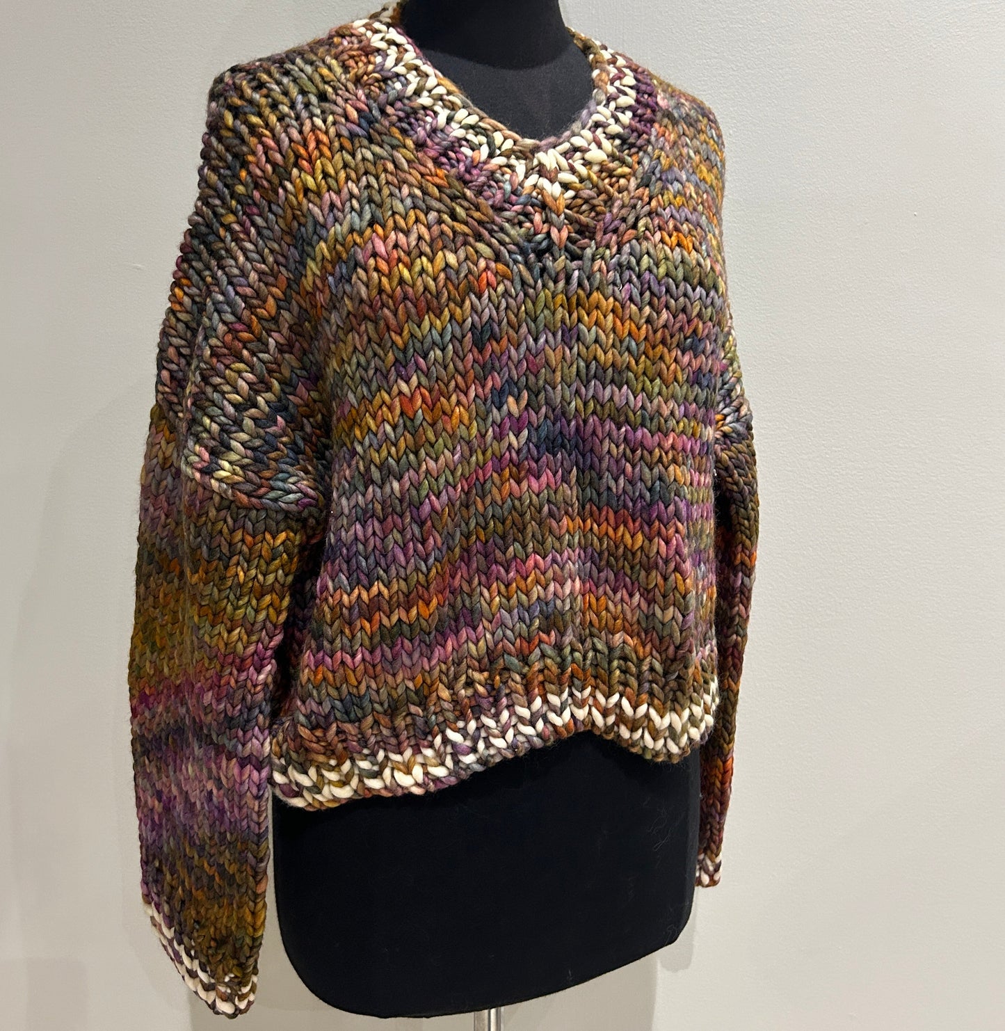 Lakeside Pullover Piedras & Ivory Accent- Medium