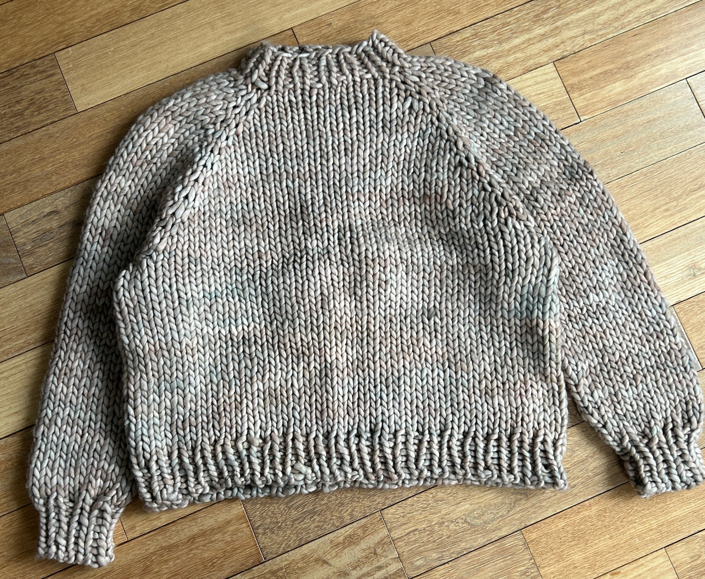 Pollett's Cove Pullover in Whole Grain LARGE