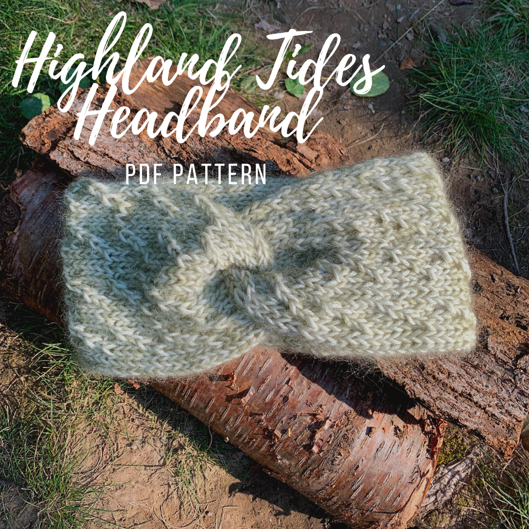 PDF PATTERN ONLY Highland Tides Headband