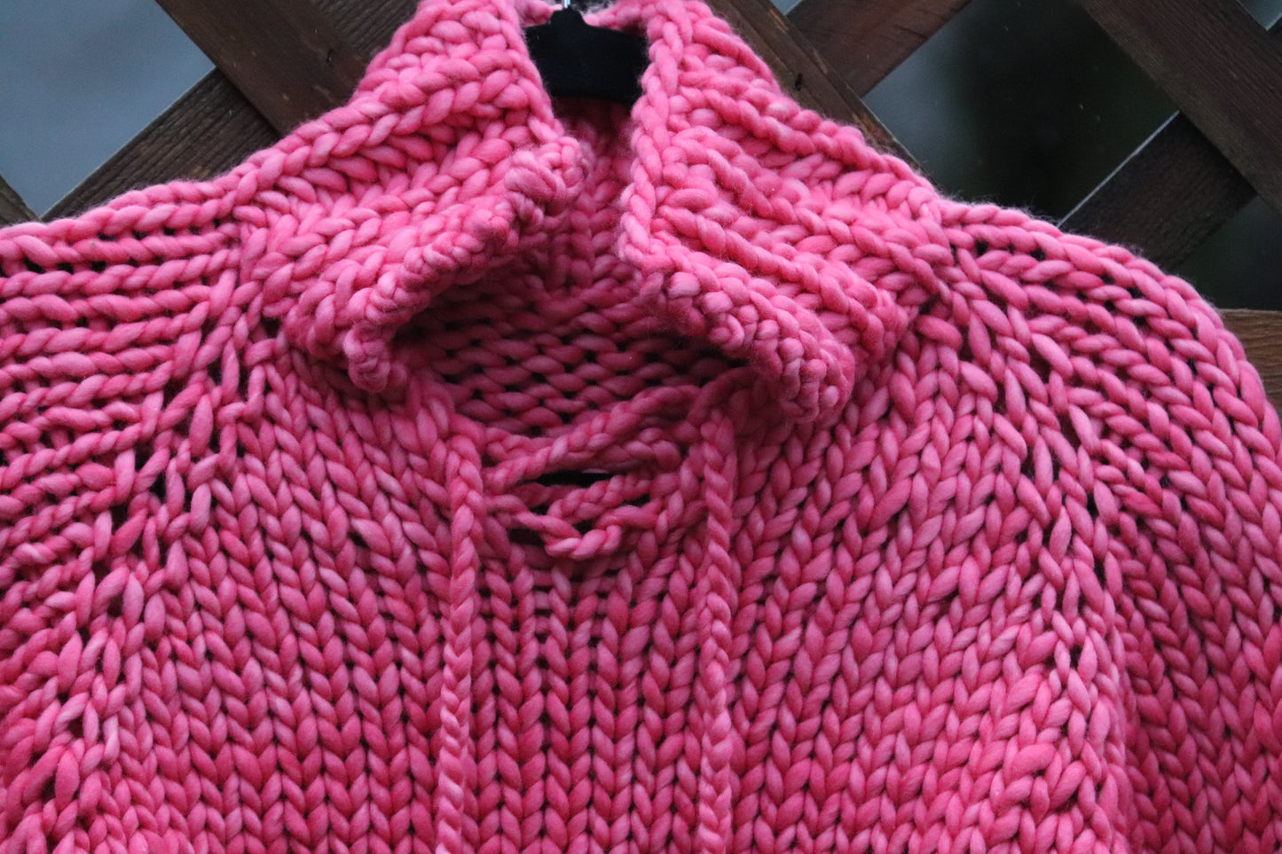 Fisherman's Pullover in Cactus Flower MEDIUM