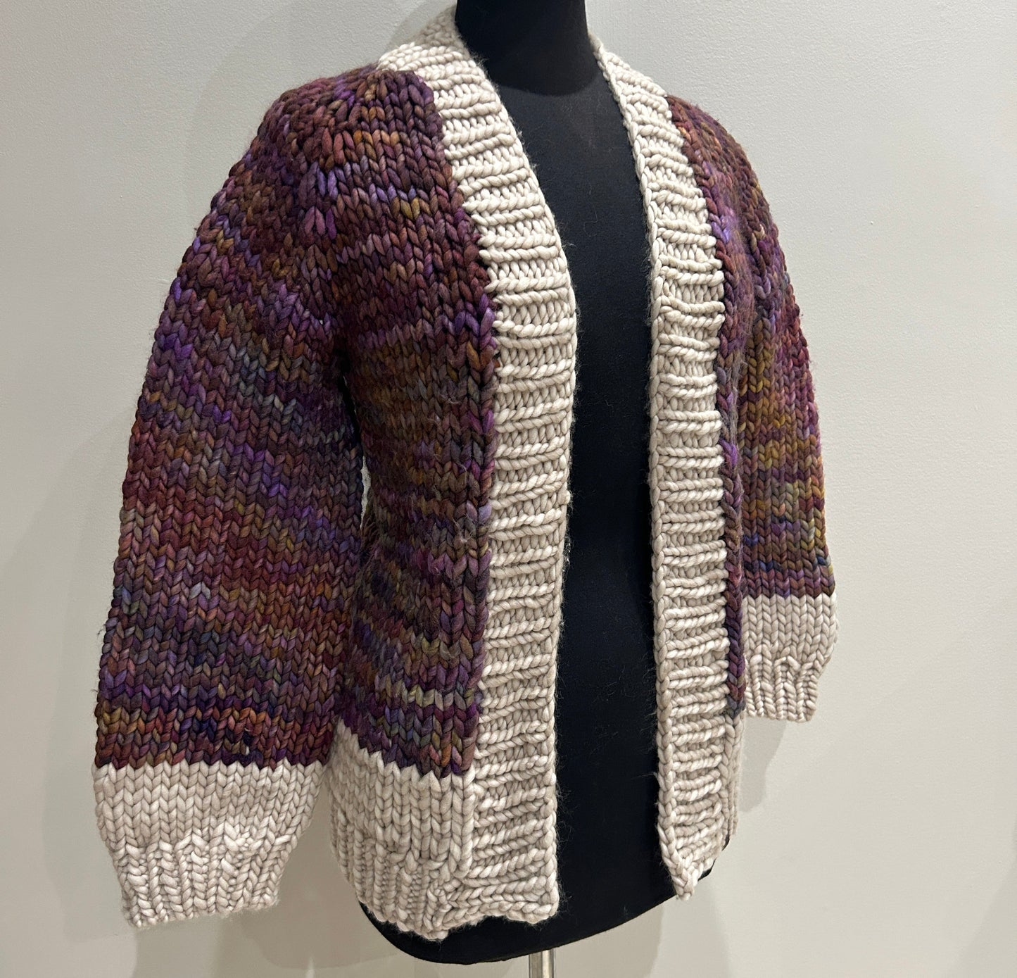 In To The Woods Cardigan- Piedras & Fog - SMALL