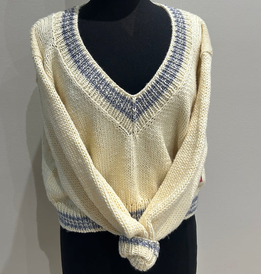 Lakeside Pullover Natural & Polar Morn LIGHT- Large