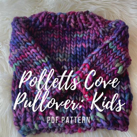 PDF PATTERN ONLY Polletts Cove Pullover Kids Version