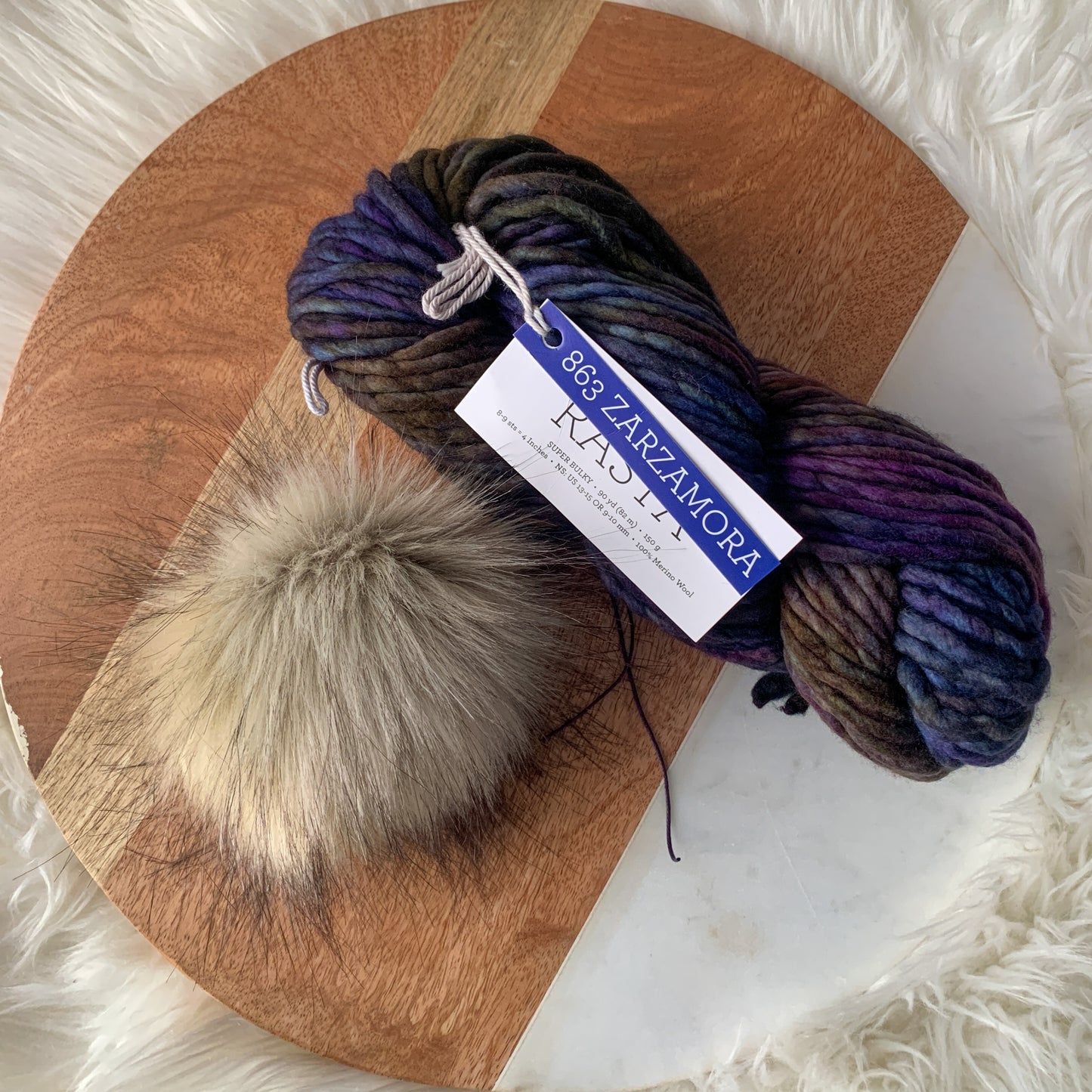 Knitting Kit: Zarzamora in Rasta