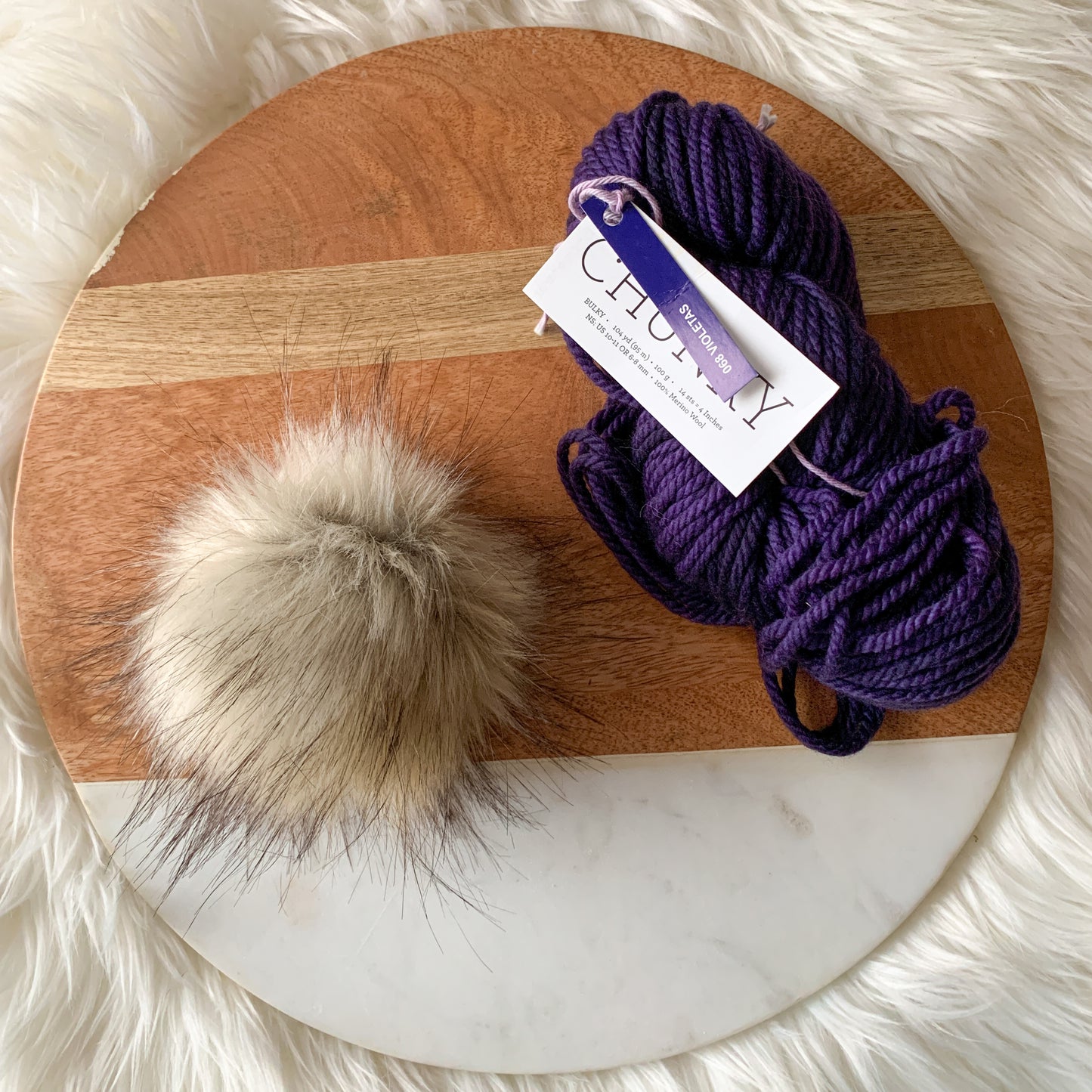 Knitting Kit: Violetas in Chunky
