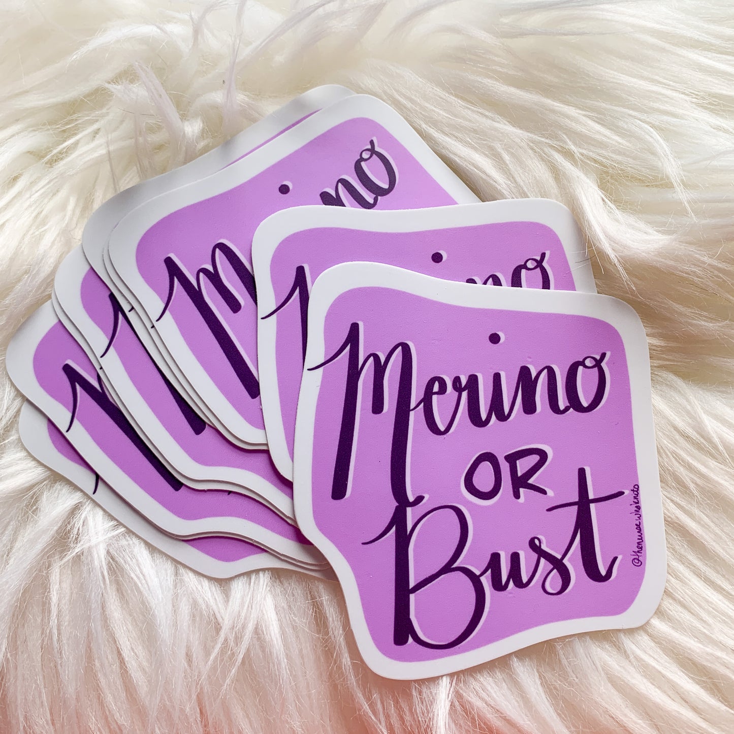 Merino or BUST Sticker