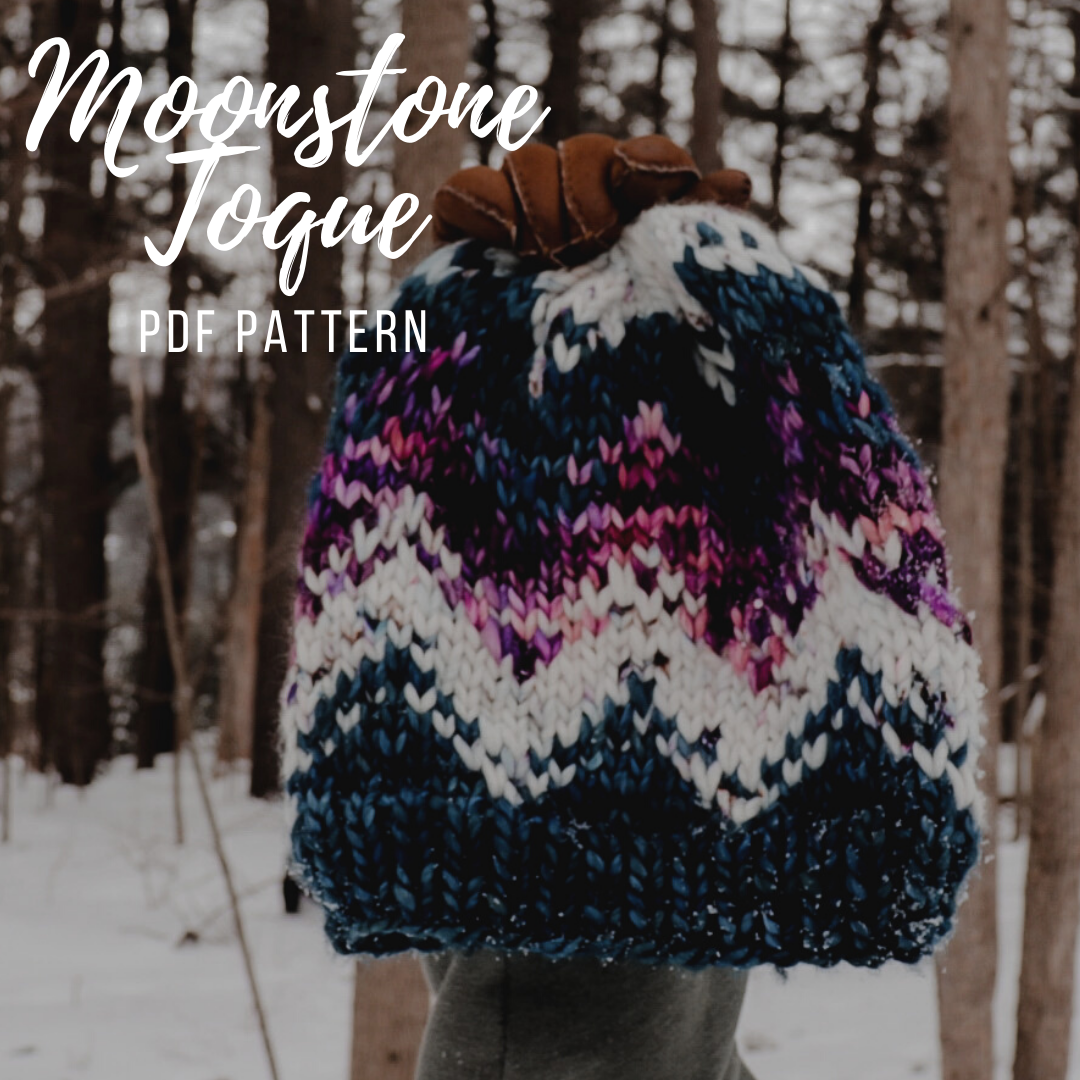 PDF PATTERN ONLY: Moonstone Toque