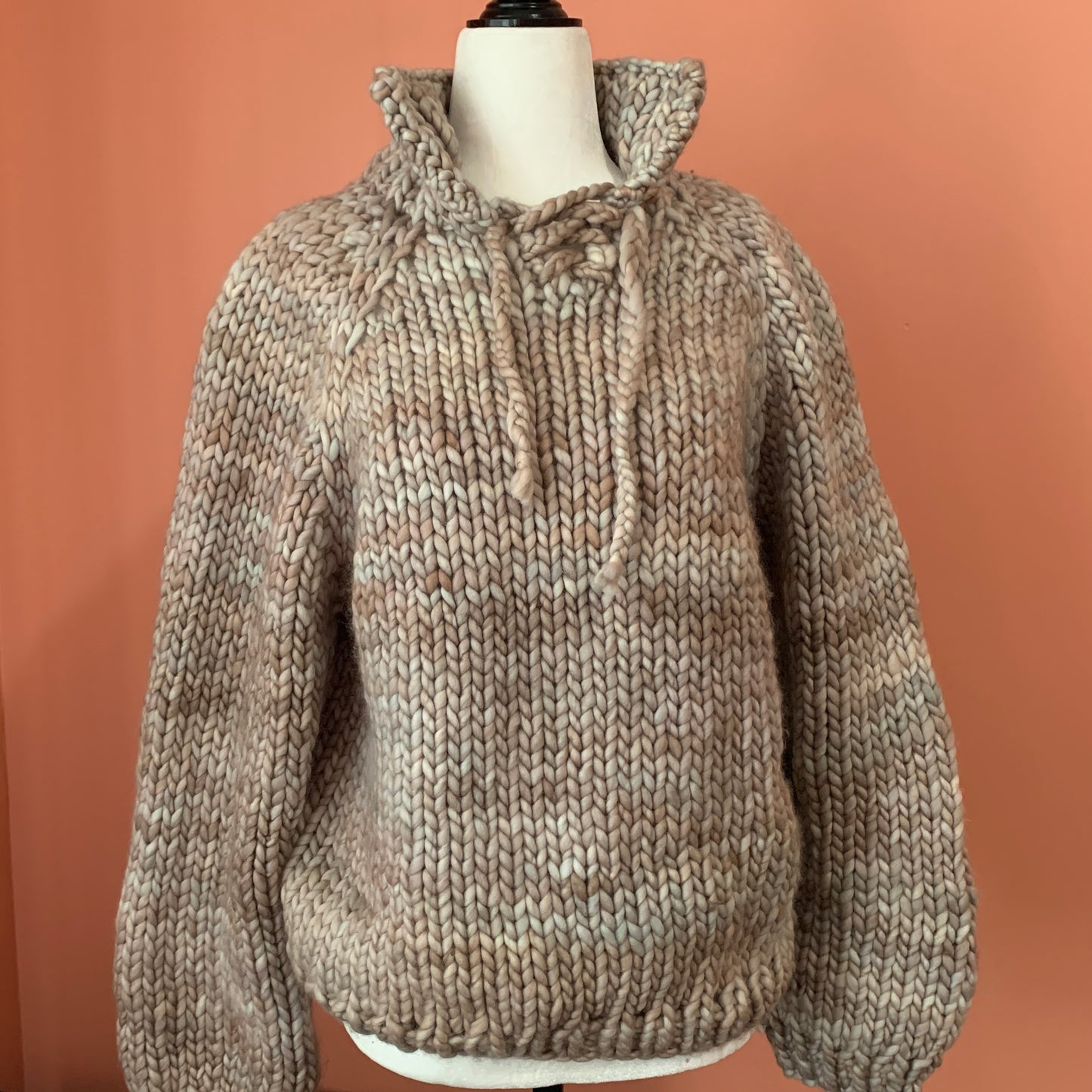 Fisherman Pullover in Whole Grain- Large